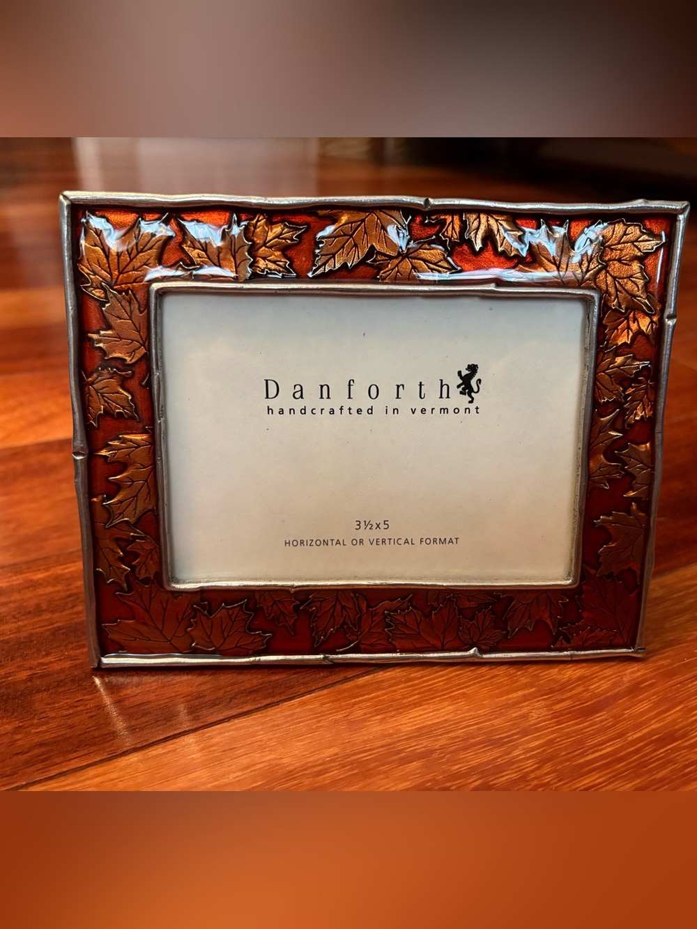 Copper Leaf Embossed Picture Frame